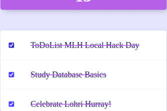 To Do Web Application 