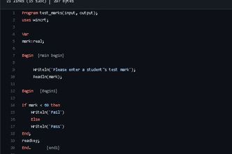 Simple Pascal Program