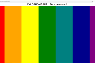 Xylophone WebApp