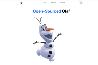 Open-Source Olaf Portfolio Site