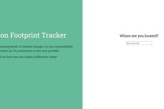 Carbon Footprint Tracker