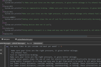 Algorithm for Carbon Footprint Reduction