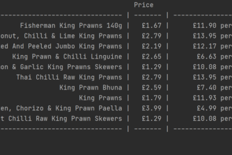 Supermarket Price Comparator