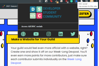DSC Browser extension