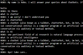 Chatbot using python