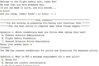 The Aviation Practical Test