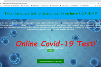 Online Covid-19 Test! Now with webcam and voice testing!