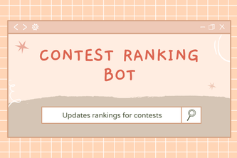 Contest Ranking Discord Bot