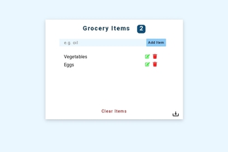 Grocery App