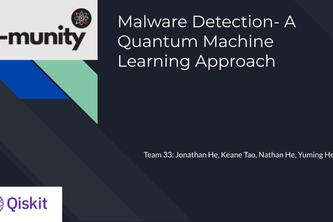 Malware Detection- A Quantum Machine Learning Approach