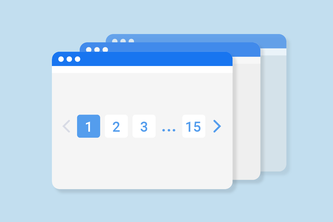 Patterns for displaying huge amounts of data