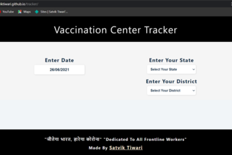 Vaccine Tracker App