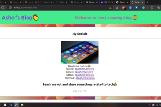 Asher's Blog using Replit Boilerplate