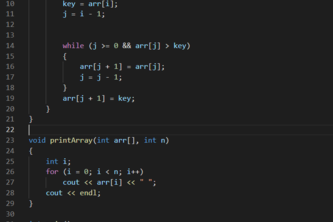 Code to Sort a List