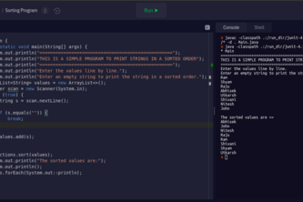Sorting program for Strings | Devpost