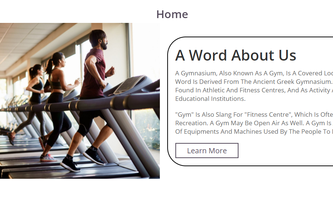 A beautiful and  responsive fitness website 