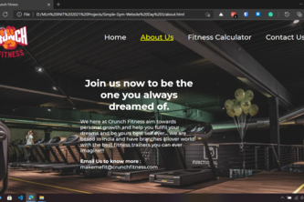 Useless Gym Website