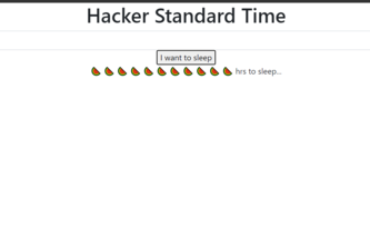 HaSTe - Hacker Standard Time