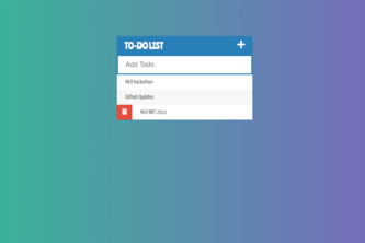 TODO Scheduler 