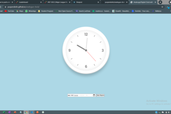 Analogue Clock