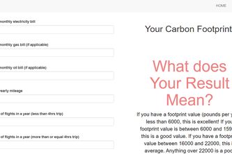 Carbon Footprint Tracker