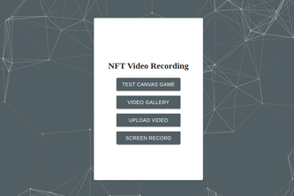NFT Video Recording