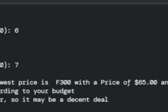 Product Price/Rating Calculator