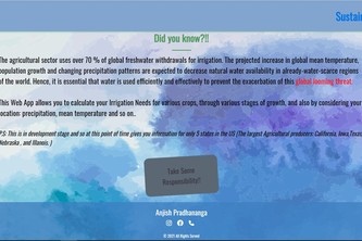 Crop Irrigation Need Forcaster