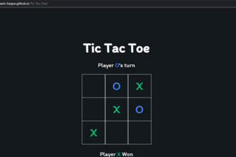 Tic Tac Toe Game