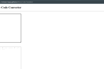 Morse Code Translator