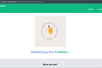 Brand Concept for M.H. Textiles and Saree's