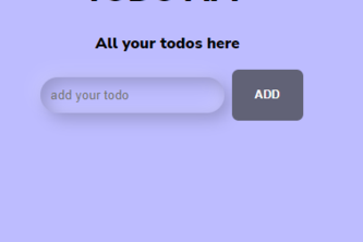 TODO APP