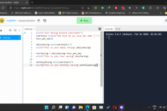 Learning Python Using Replit