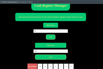 Cash Register Manager (FinTech)  App
