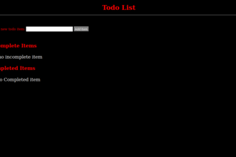 Used Flask to create a tasks app
