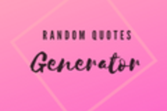 Random Quotes Generator