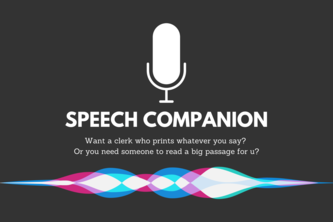 Speech companion