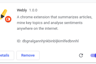 Webly Chrome Extension