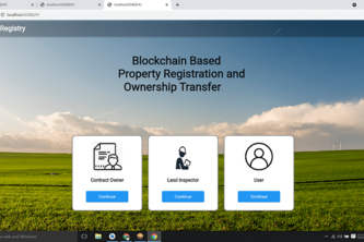 Property Registration Using Blockchain