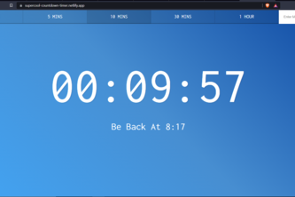 Countdown Timer | Devpost
