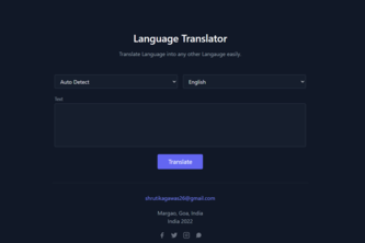 Language Translator