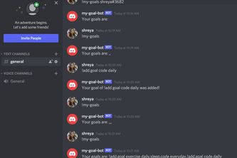 Goals Discord Bot