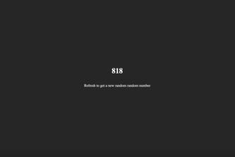 GenerateARandomNumber