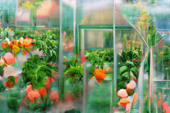 AI-Generated Greenhouse Art