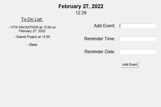 Aidan's Reminder/To-Do List
