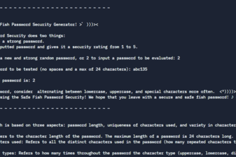 Safe Fish Password Security