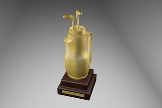 Golf Trophy design