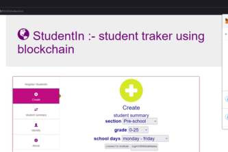A blockchain based QR method which track student's progress