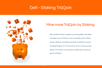 TrūQoin DeFi Avalanche Staking