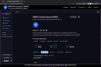CBDC Governance XDAO Funds Sponsors of CBDCs Bill of Rights